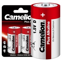Батарейка бочка LR20-BP-2 1.5В Plus Alkaline цена за 2шт Camelion